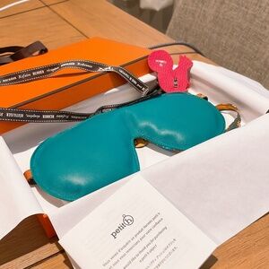 Hermès Eye Mask NEW IN BOX